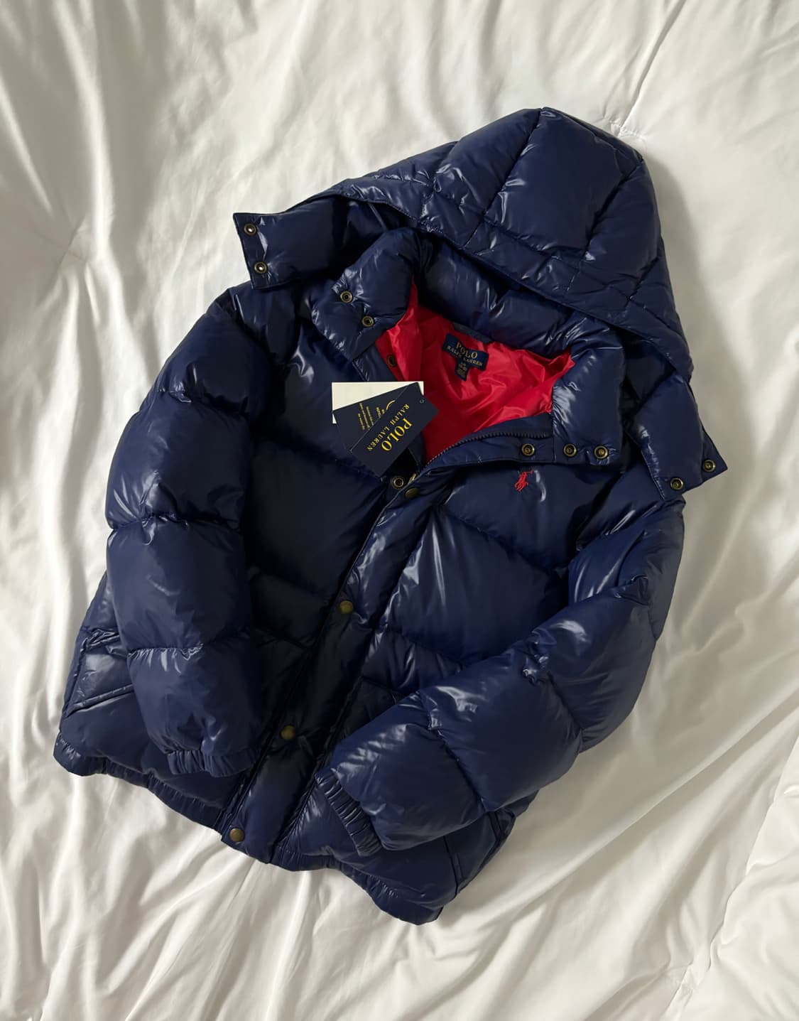 폴로 랄프로렌 유광 패딩 S (유일매물) 상품이미지2