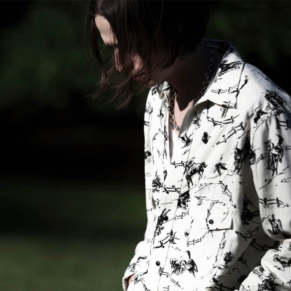 더 레터스 웨스턴 그래픽 셔츠 상품이미지5