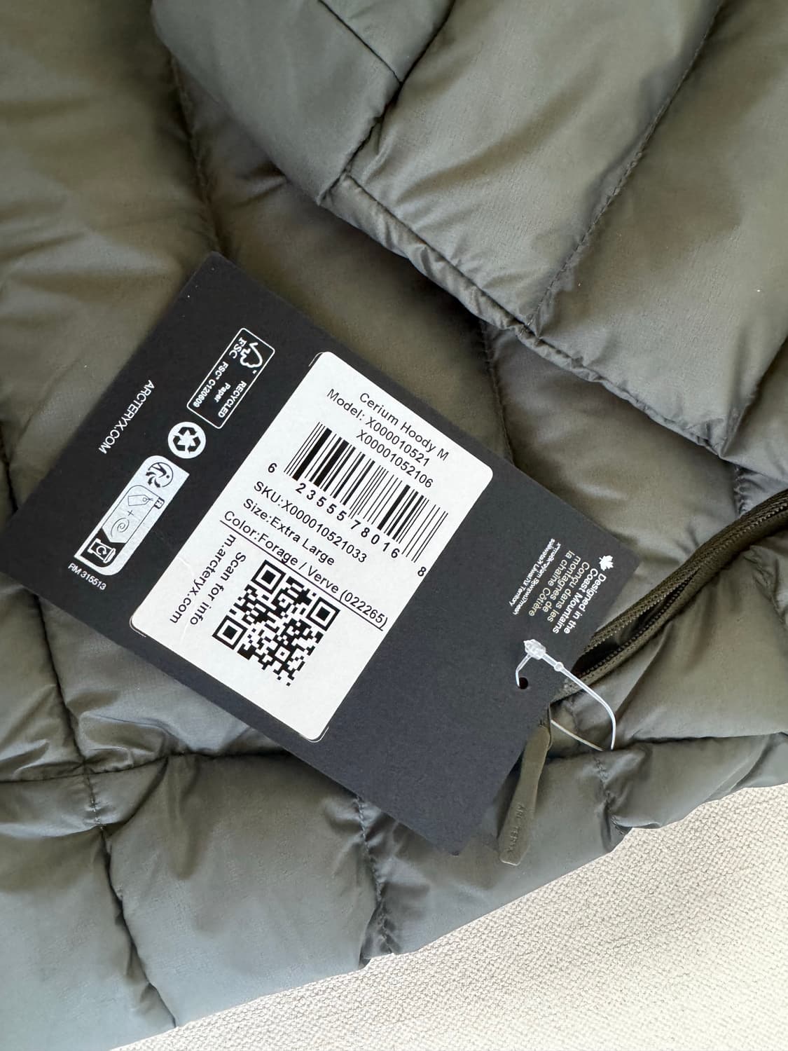 (XL) 아크테릭스 세륨 포리지 새상품 상품이미지3