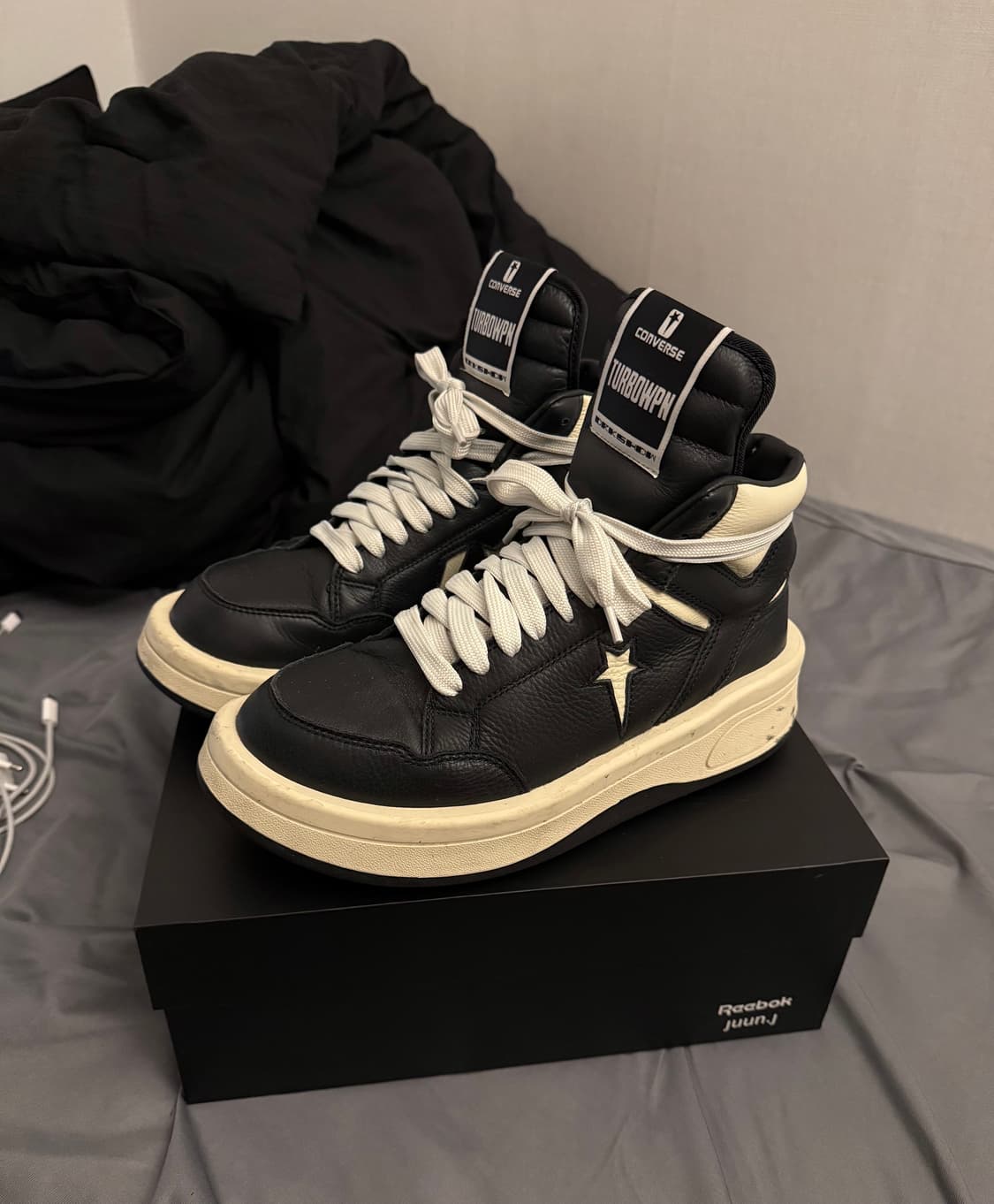 릭오웬스 다크쉐도우 터보웨폰 블랙 크림 상품이미지6