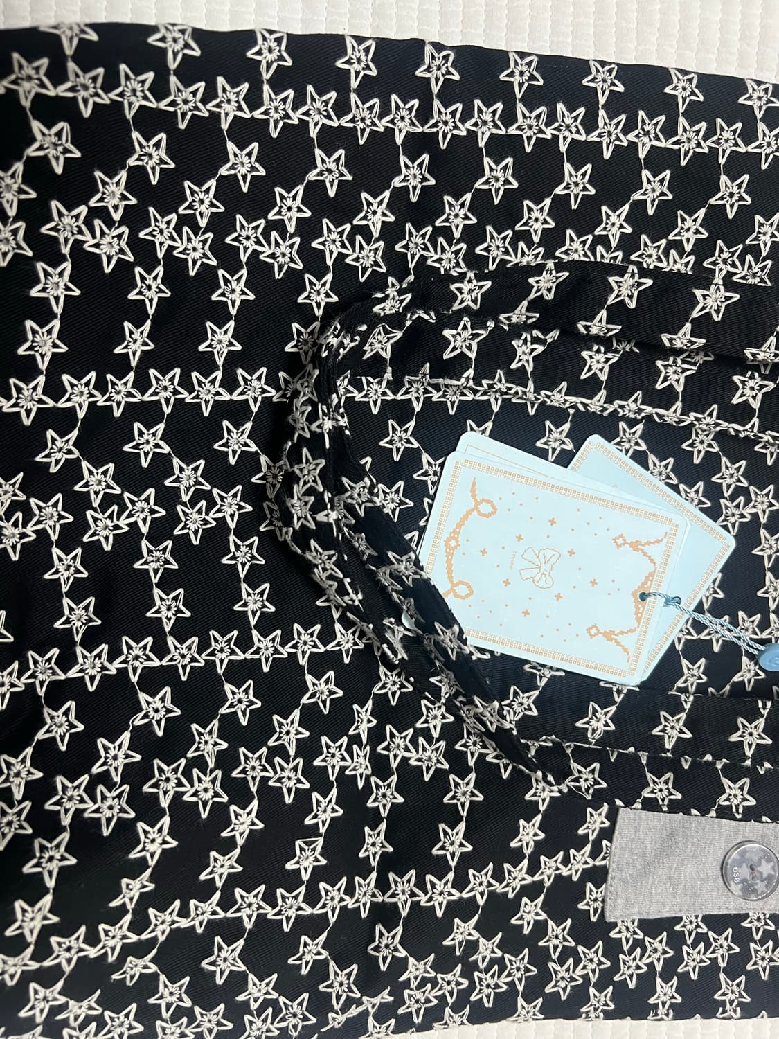 코이세이오 038 STAR REVERSIBLE BAG BLACK 상품이미지4