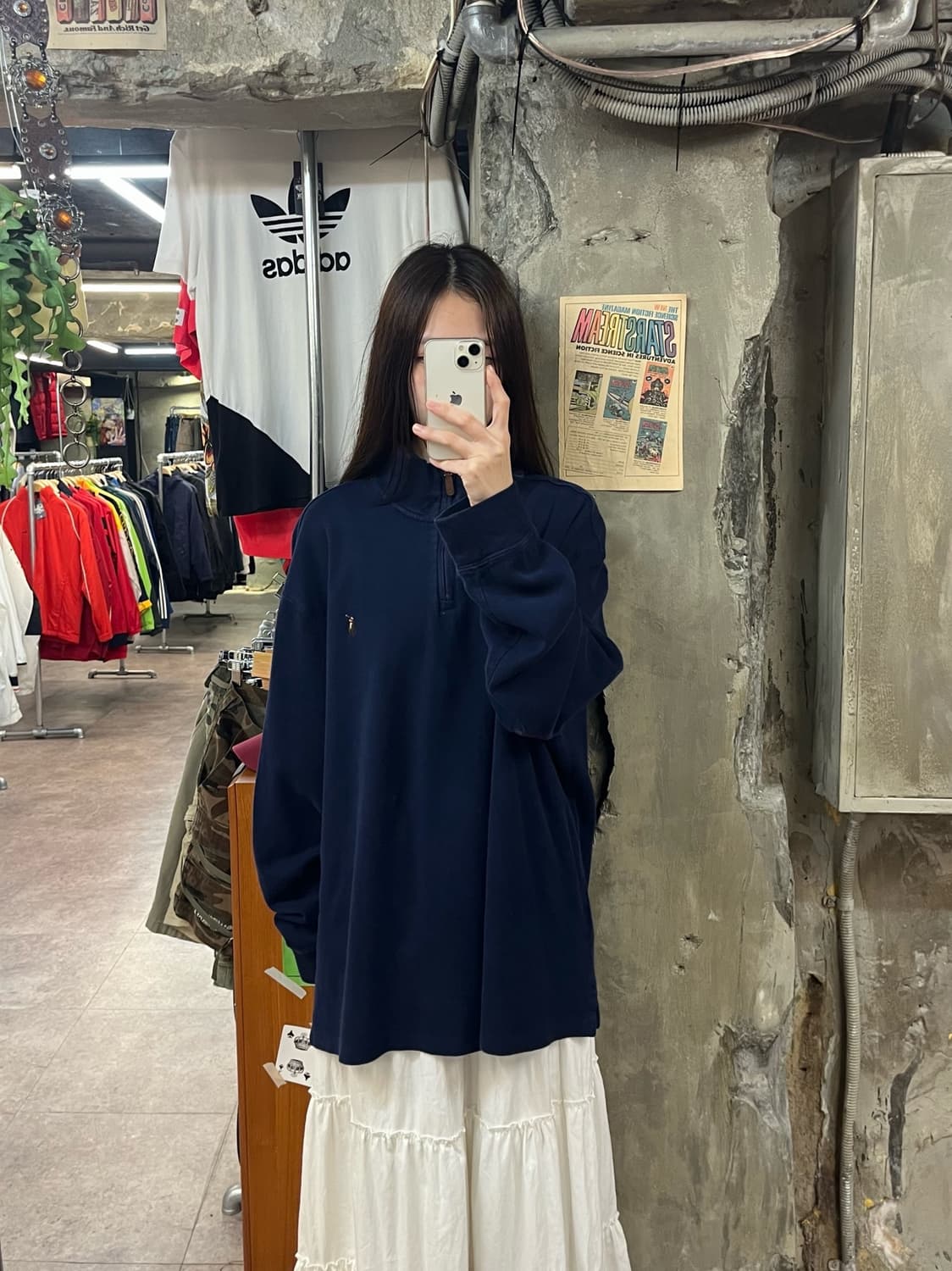 폴로 랄프로렌 반집업 니트 네이비 2XL #csz1536 상품이미지2