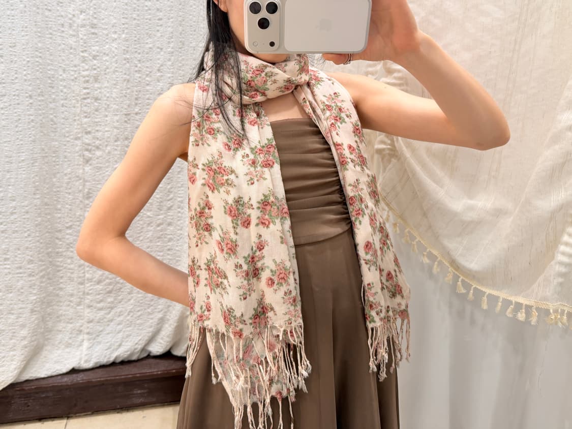 rose pink muffler 상품이미지5