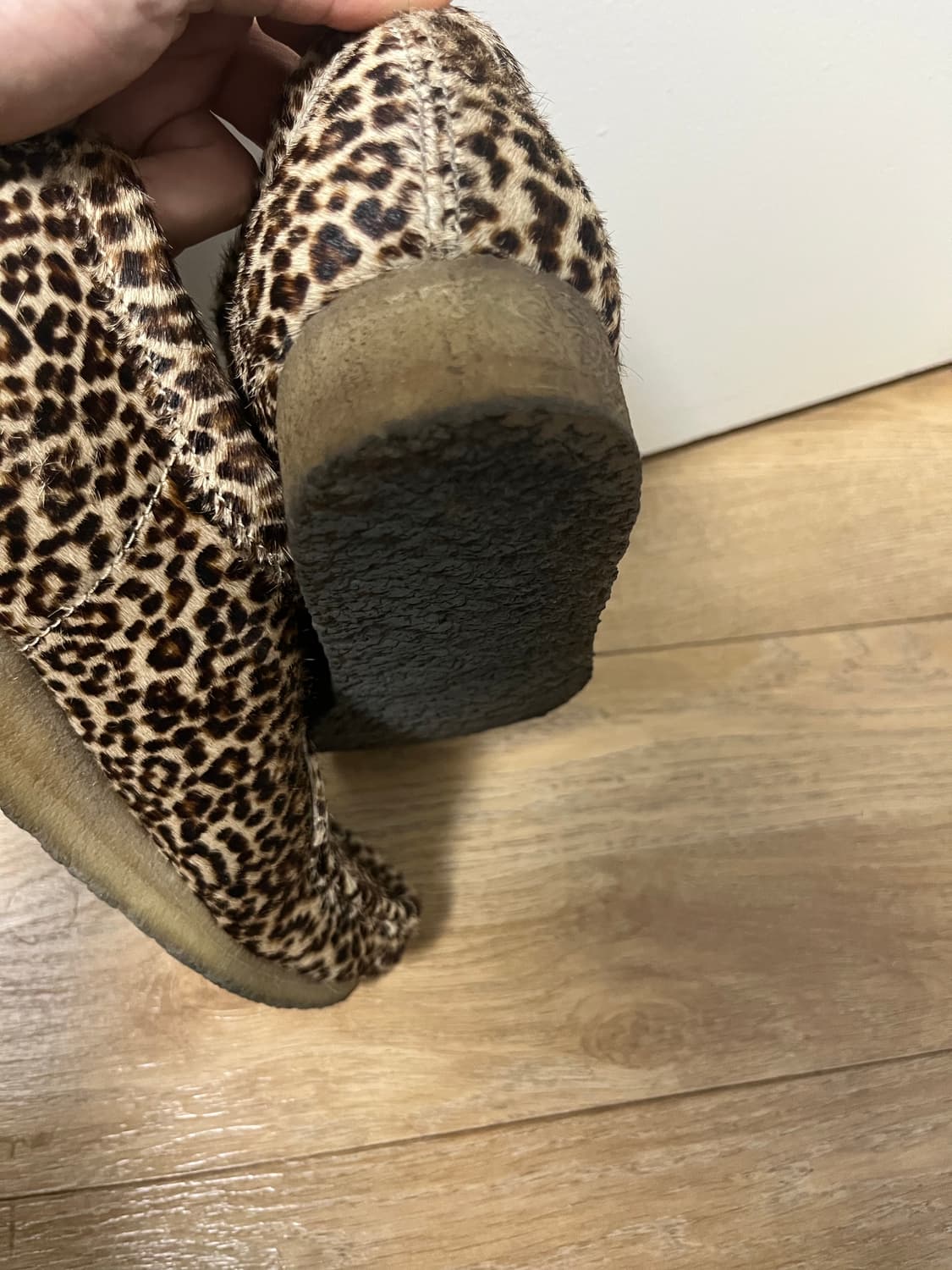 Uk8.5 클락스 왈라비 하라주쿠 레오파드 상품이미지4