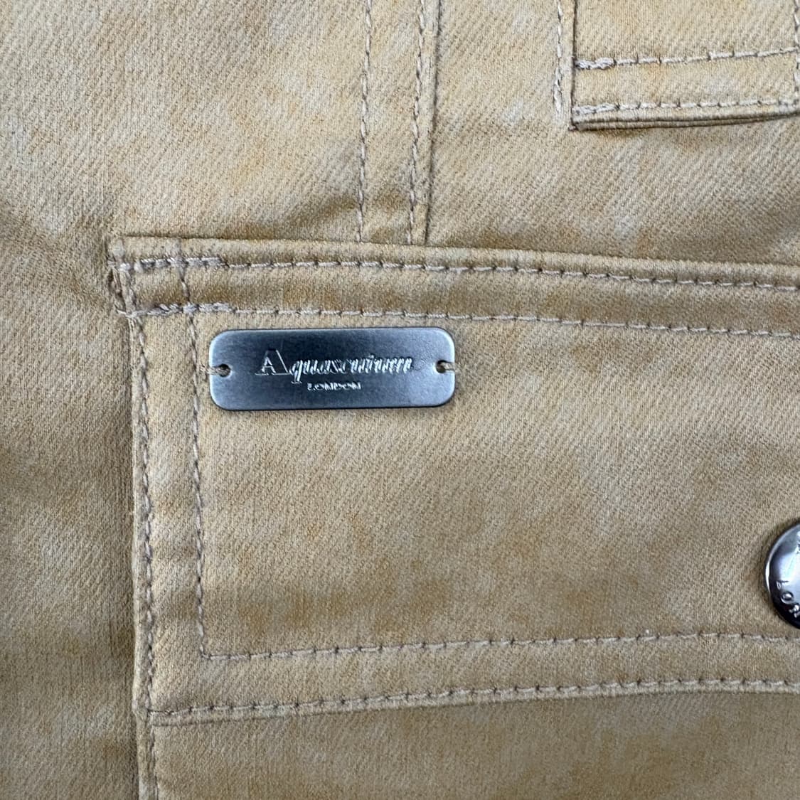 아쿠아스큐텀 코듀로이 카라 자켓 남성 M 상품이미지3