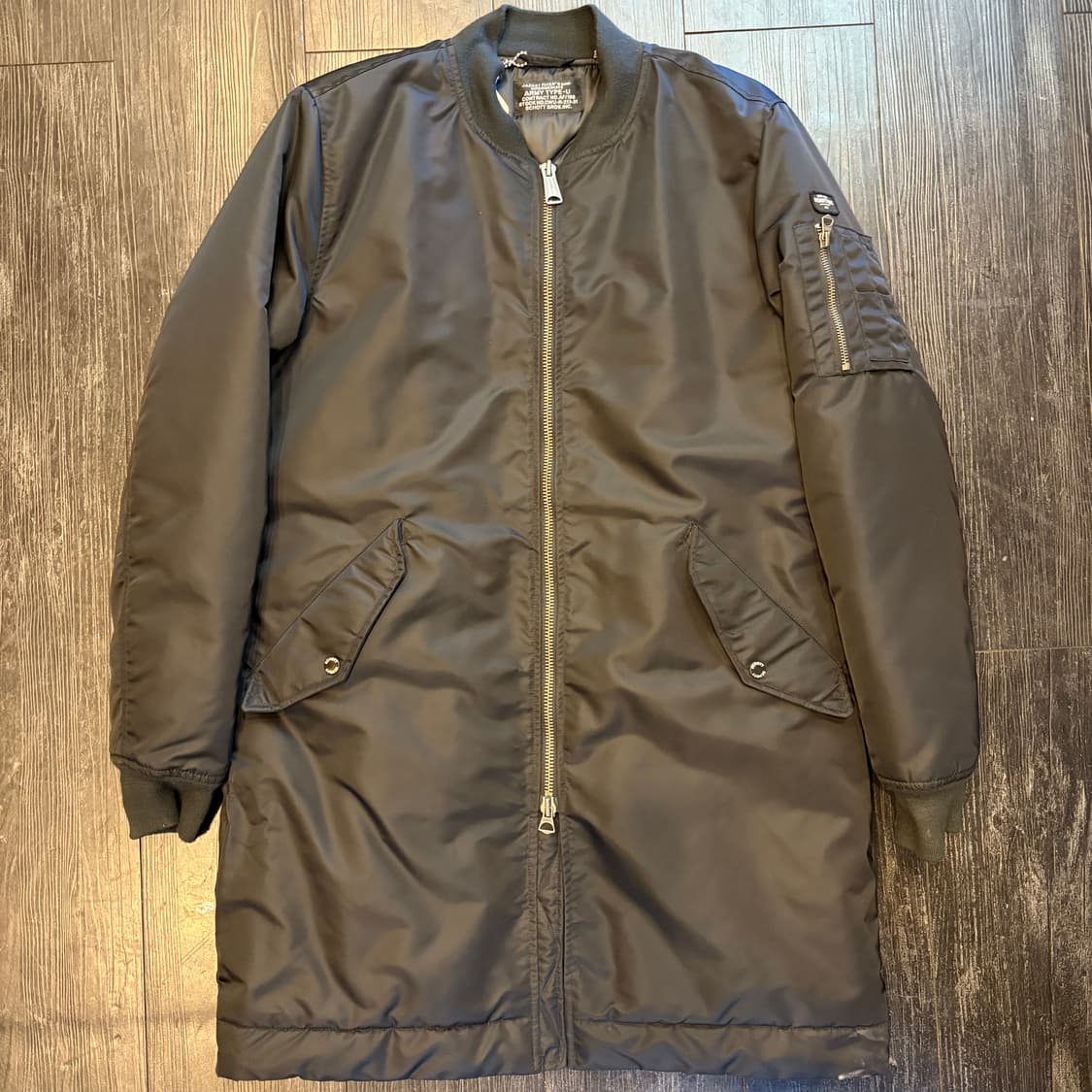 쇼트NYC MA-1 롱버전 자켓 상품이미지1