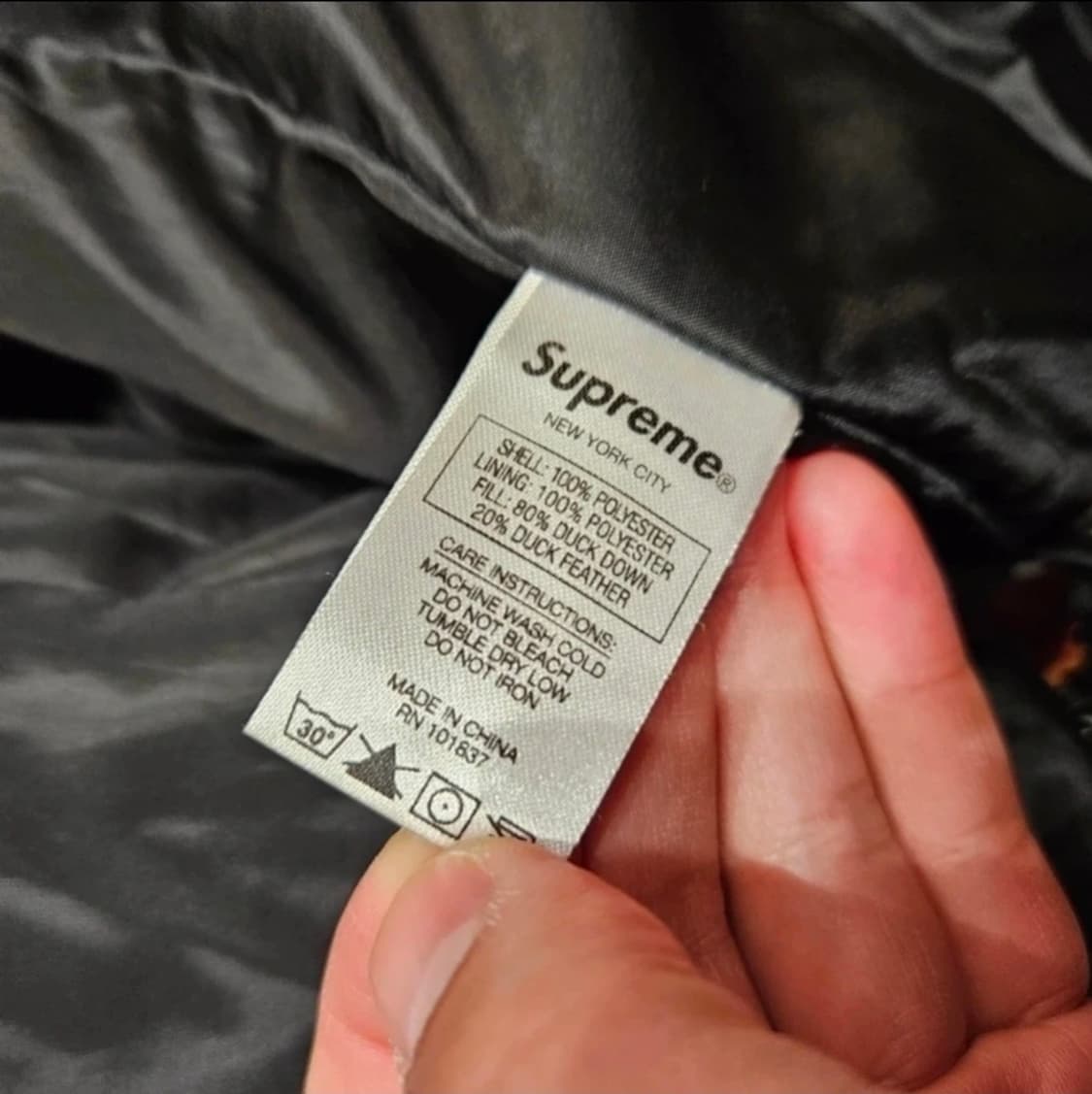 슈프림 리플렉티브 카모 푸퍼 패딩 상품이미지9