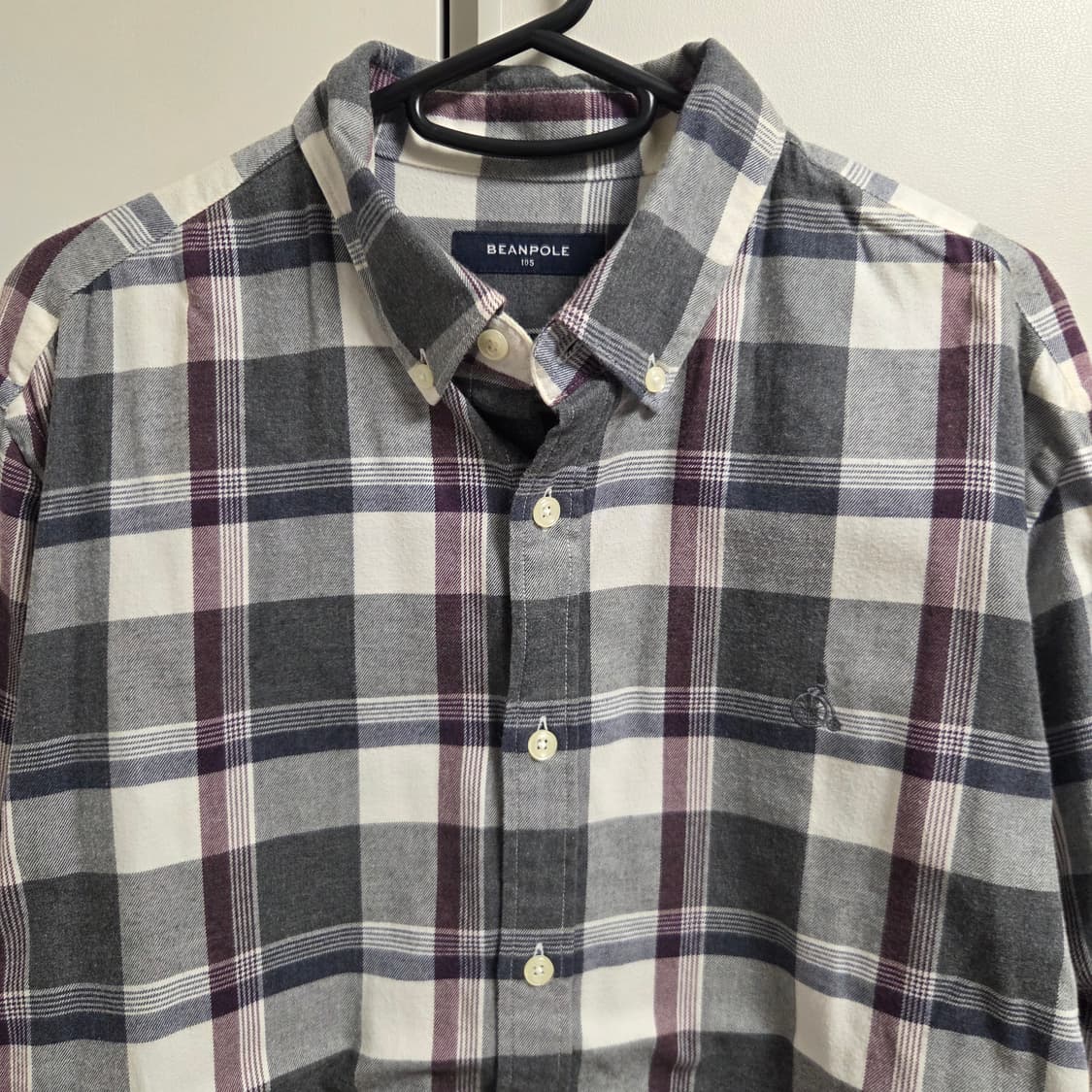 Beanpole 빈폴 플란넬 체크 셔츠 L(100) 상품이미지2
