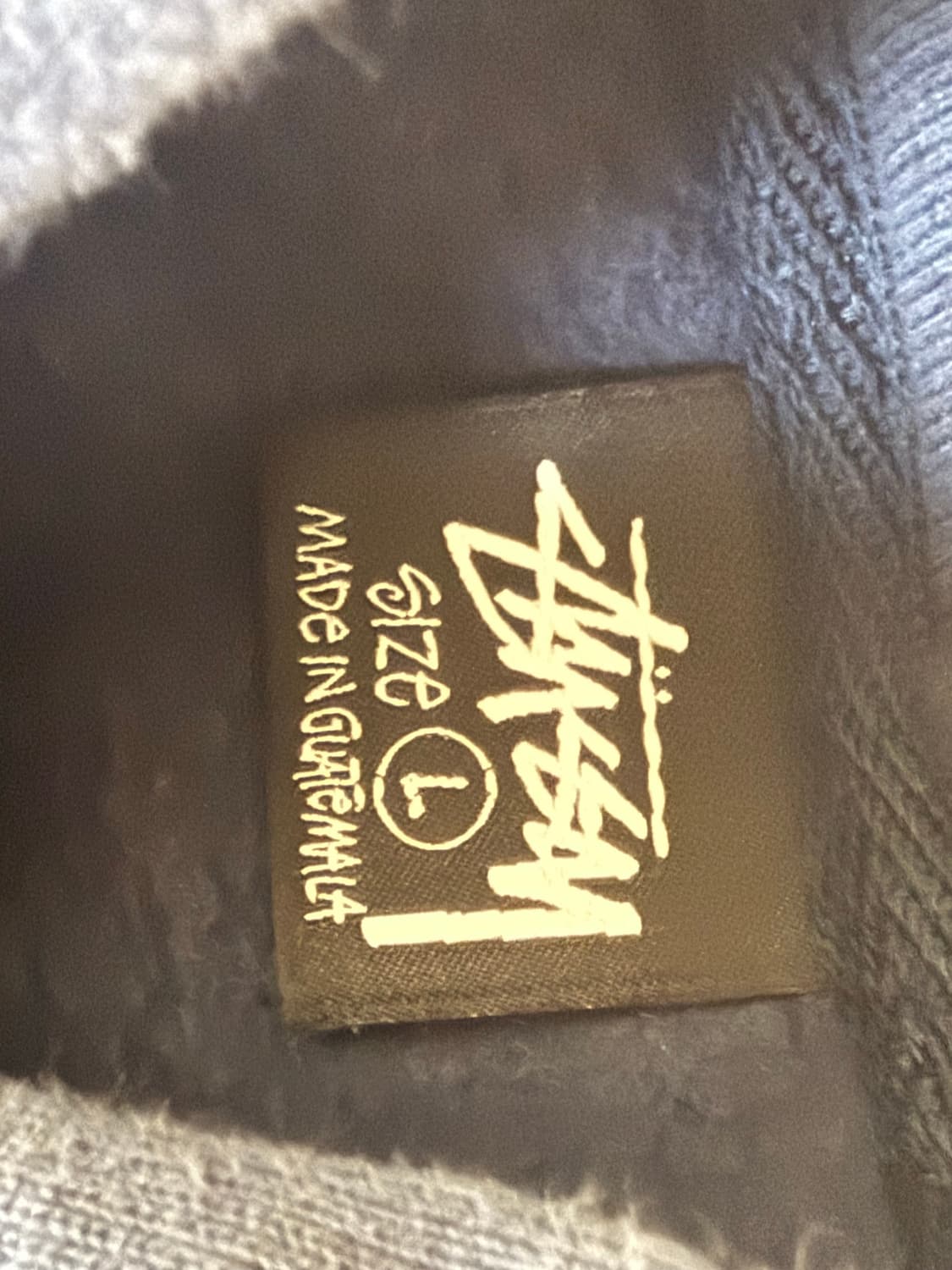 스투시 네이비 후드 L 상품이미지3