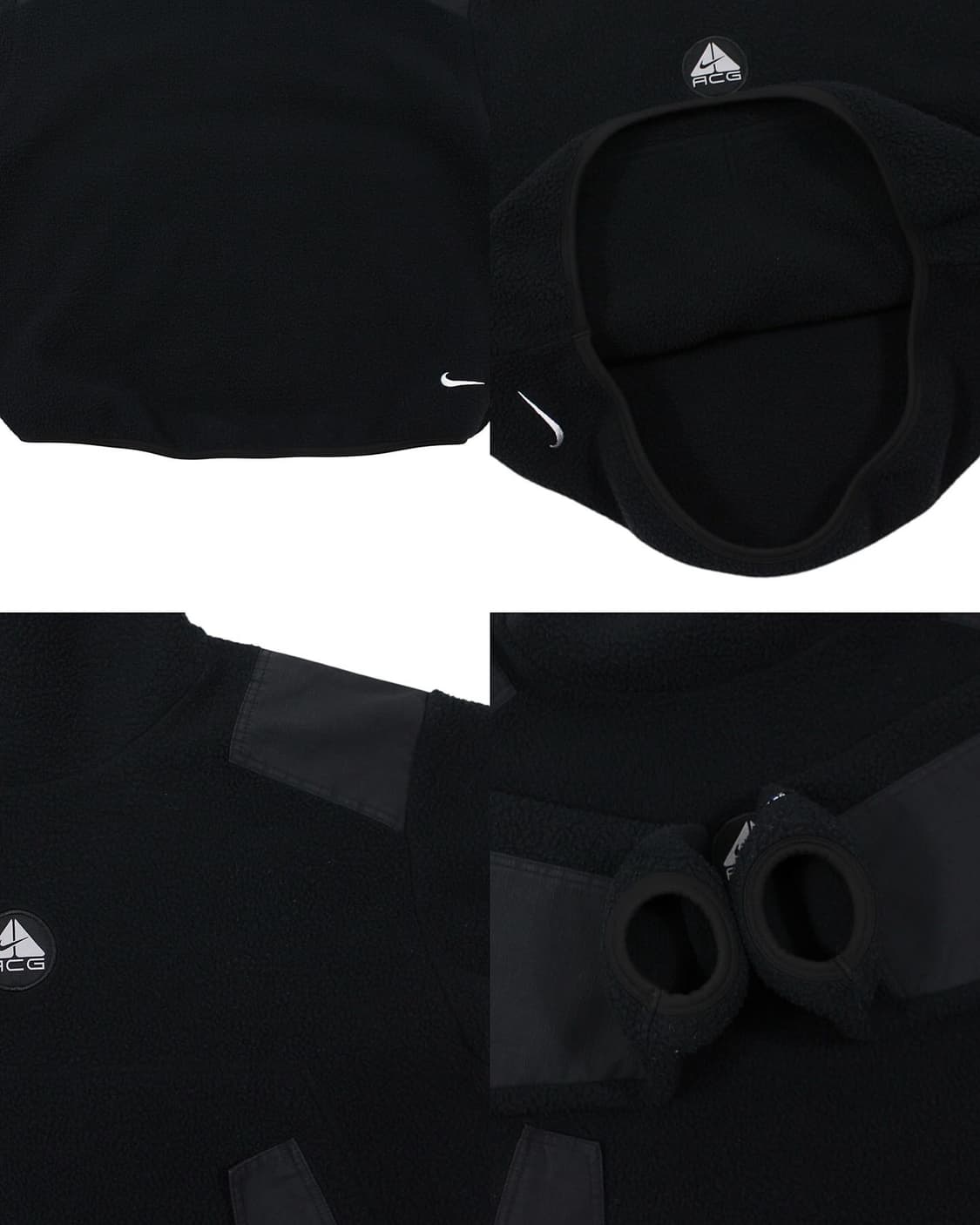 1990s USA 나이키 ACG 바라클라바 쉐르파 플리스 후디 빈티지 상품이미지6