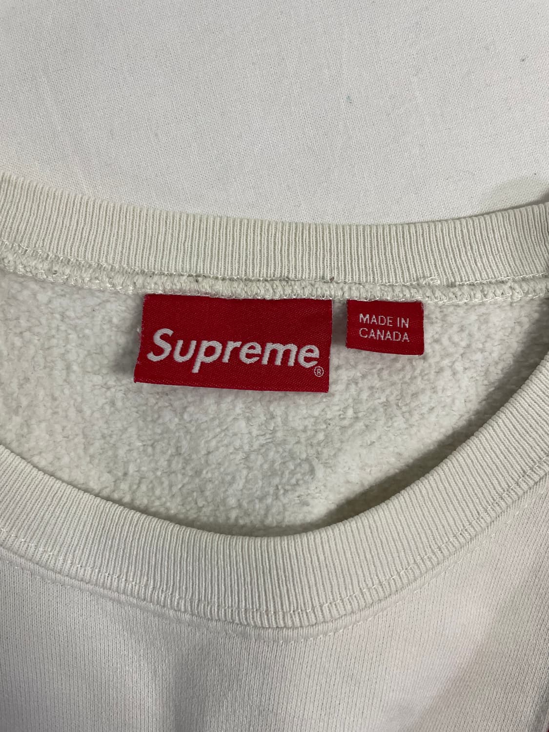 슈프림 패널 로고 크루넥 맨투맨 스웻셔츠 L <543> 상품이미지5