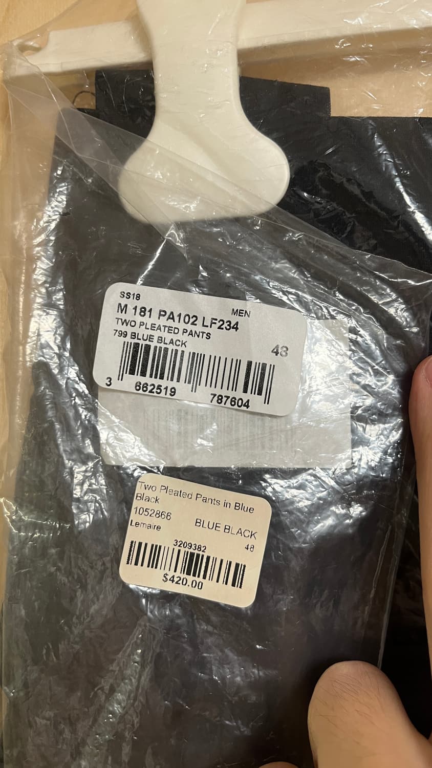 (새상품)르메르 투턱 버진울 팬츠 상품이미지5