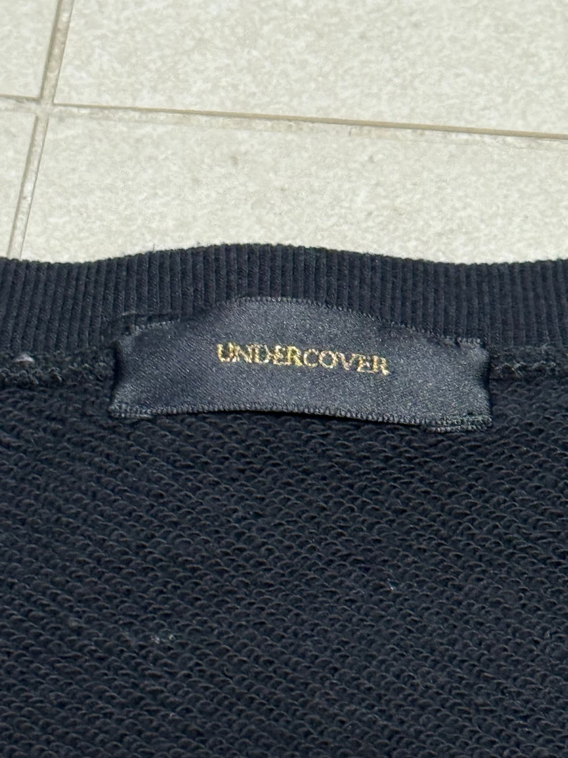 2015 언더커버 아카이브 자연의 u 시그니처 로고 맨투맨 스웨터 상품이미지3