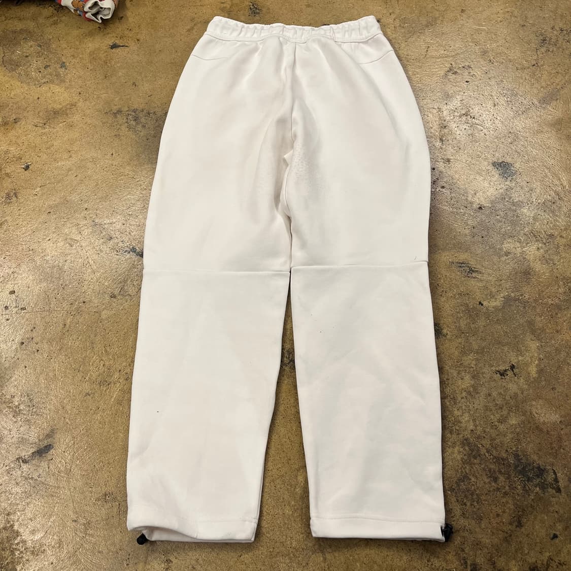 [정품/S] 나이키 테크 플리스 바지 화이트 b19 상품이미지3