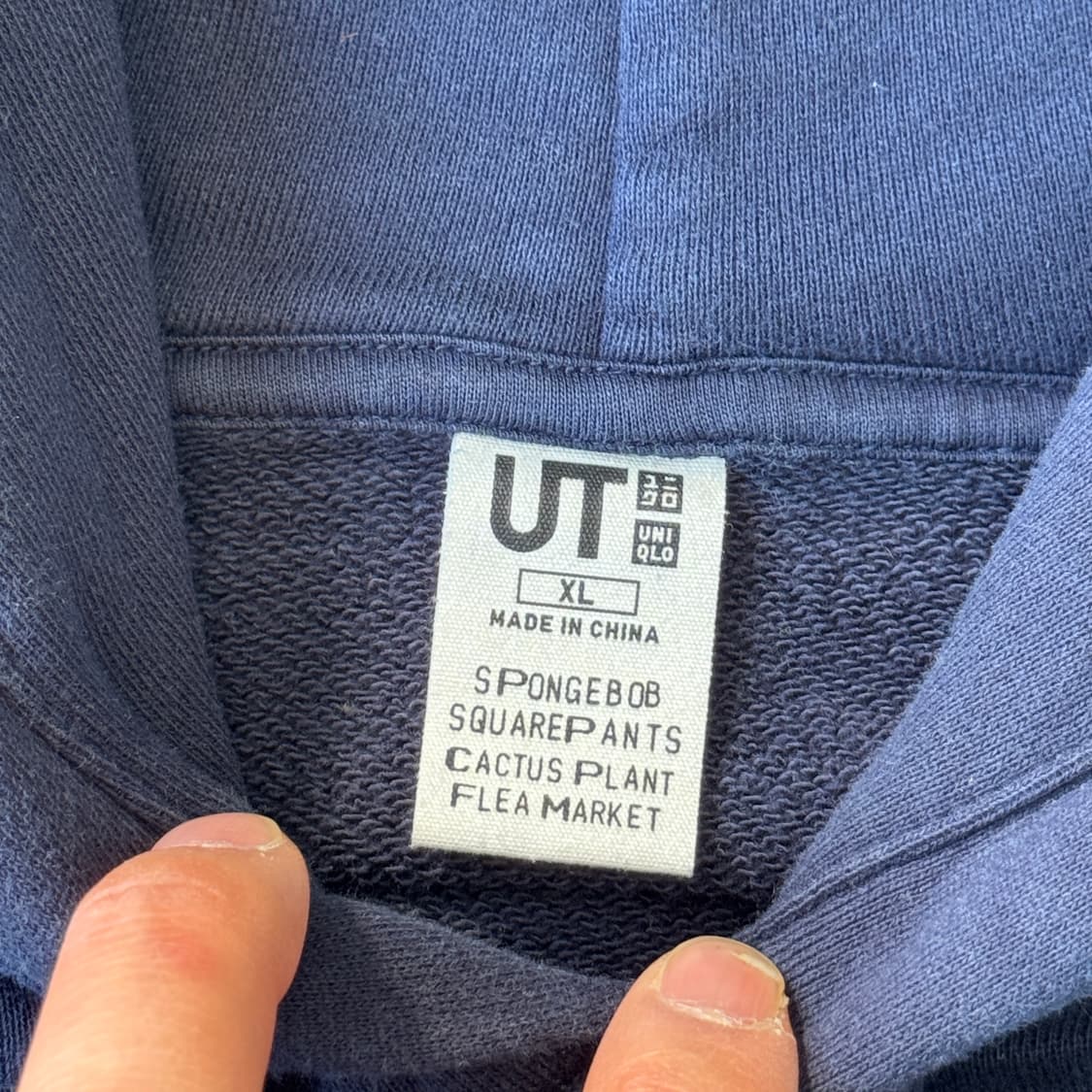 유니클로 x CPFM 스폰지밥 후드 XL 상품이미지5