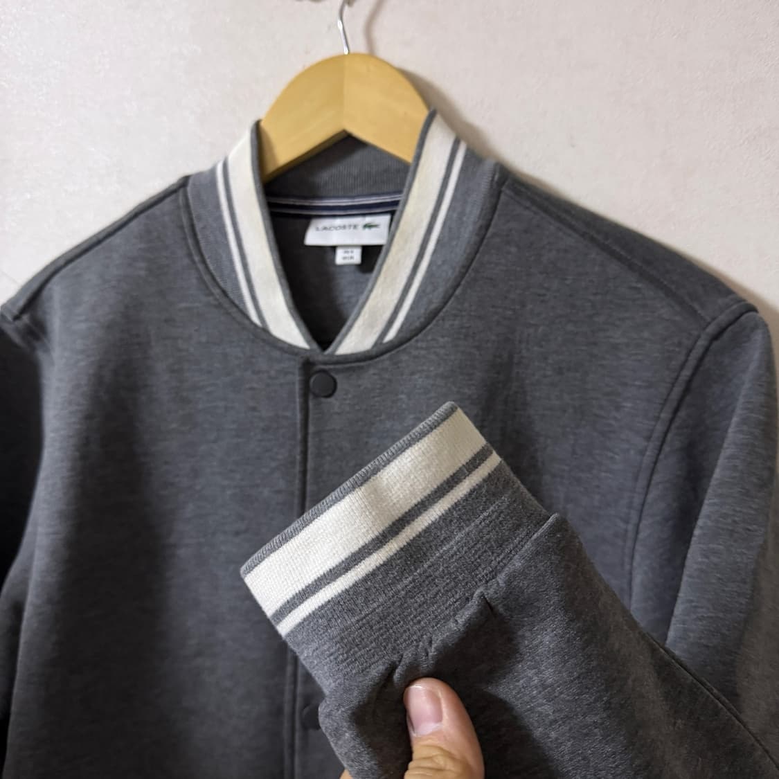 라코스테 남성 폴로 스타디움 자켓 그레이 4(100) 상품이미지5