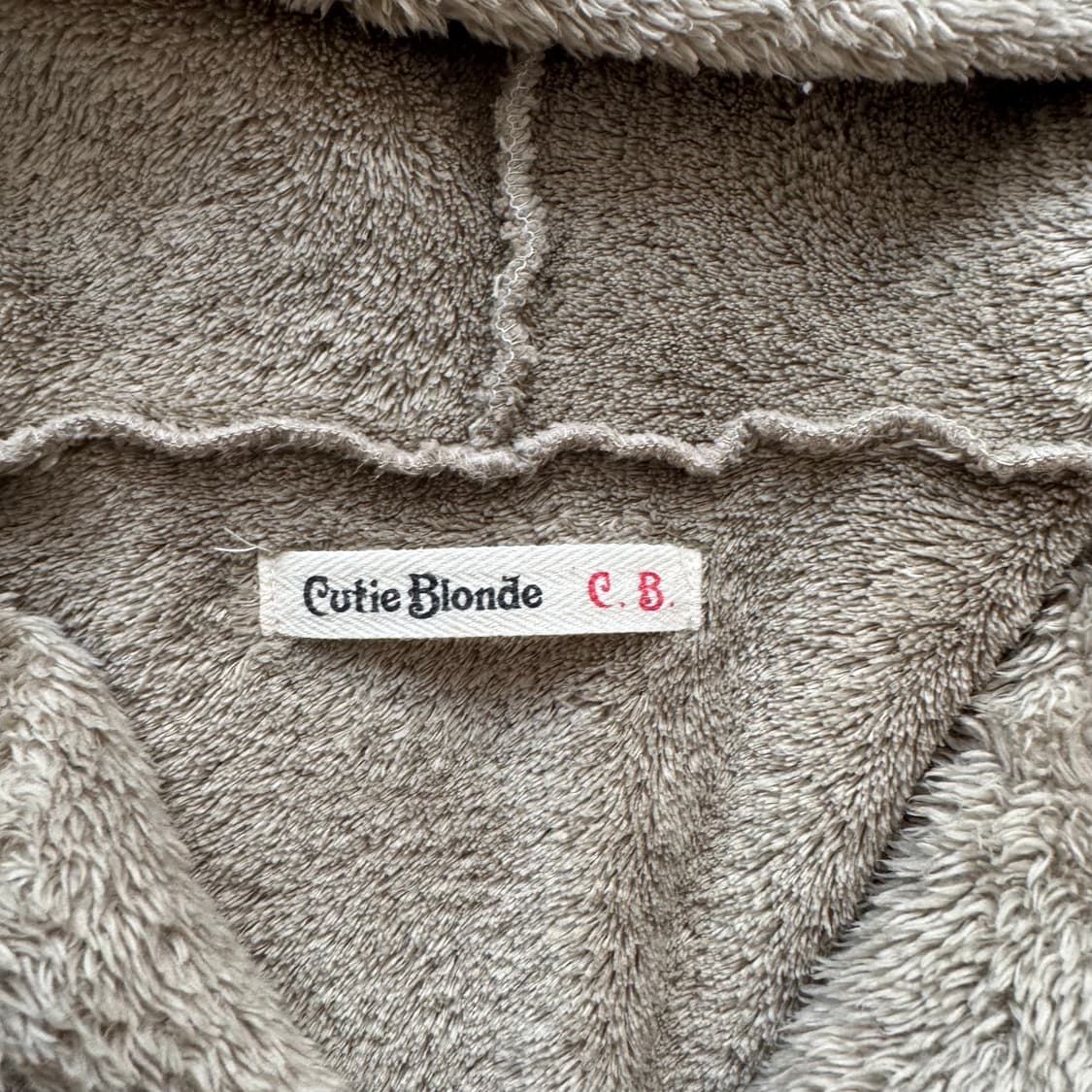 CUTIE BLONDE 일본빈티지 y2k 후리스 후드집업 노드 M 42 상품이미지4