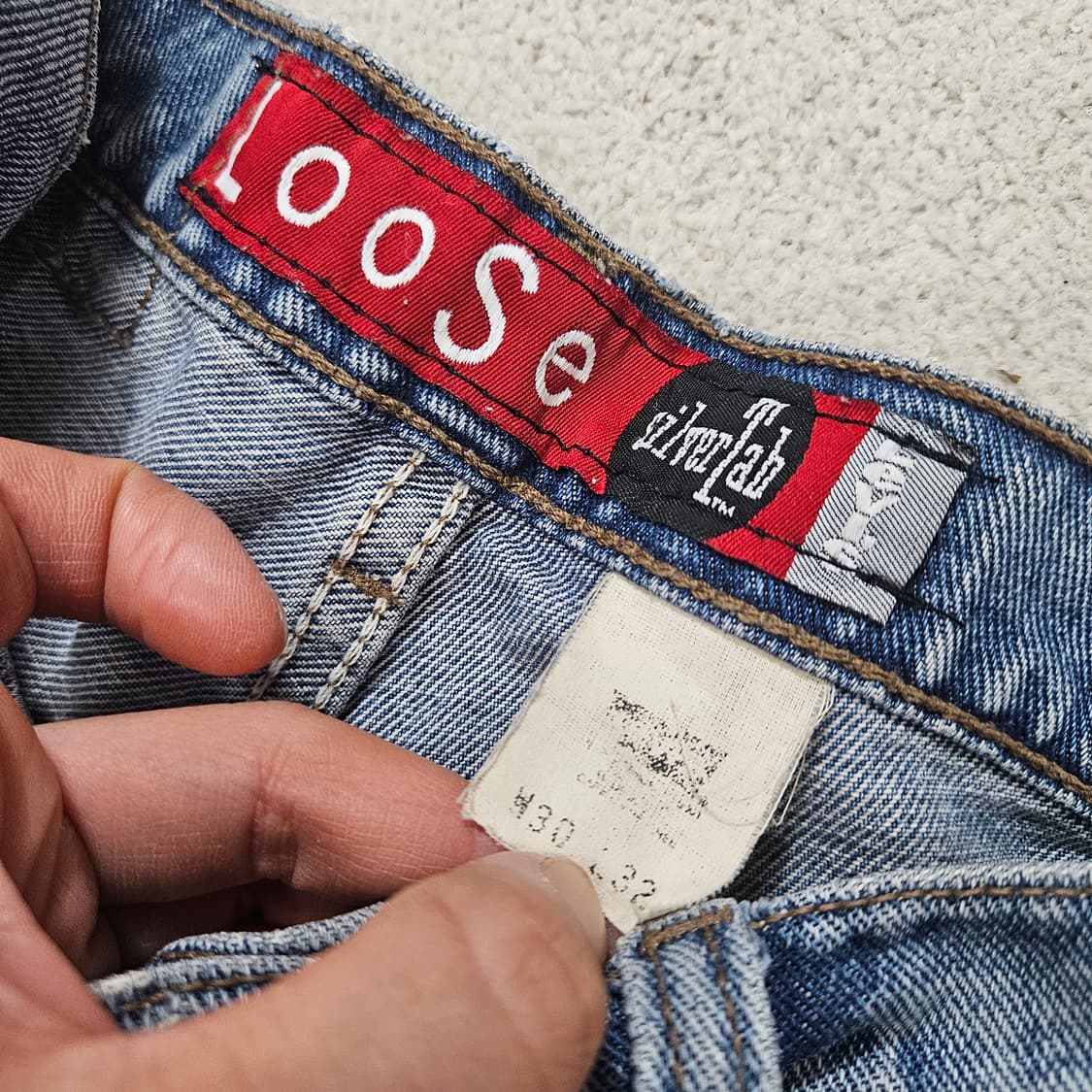 90s 리바이스 실버탭 데님 팬츠 30/32 made in usa 상품이미지7