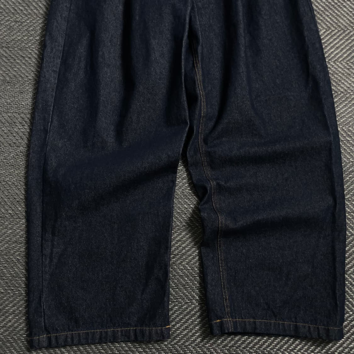 빈티지 와이드 원턱 생지 데님 팬츠y 4742 상품이미지3