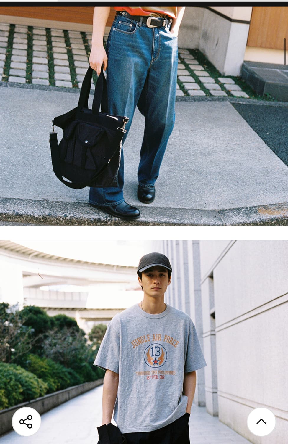 유니폼브릿지 나일론 토트백 블랙 상품이미지5