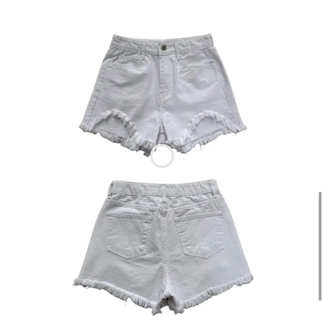 (Inegi) 이네기 딥 숏 팬츠 화이트 (s) 상품이미지2