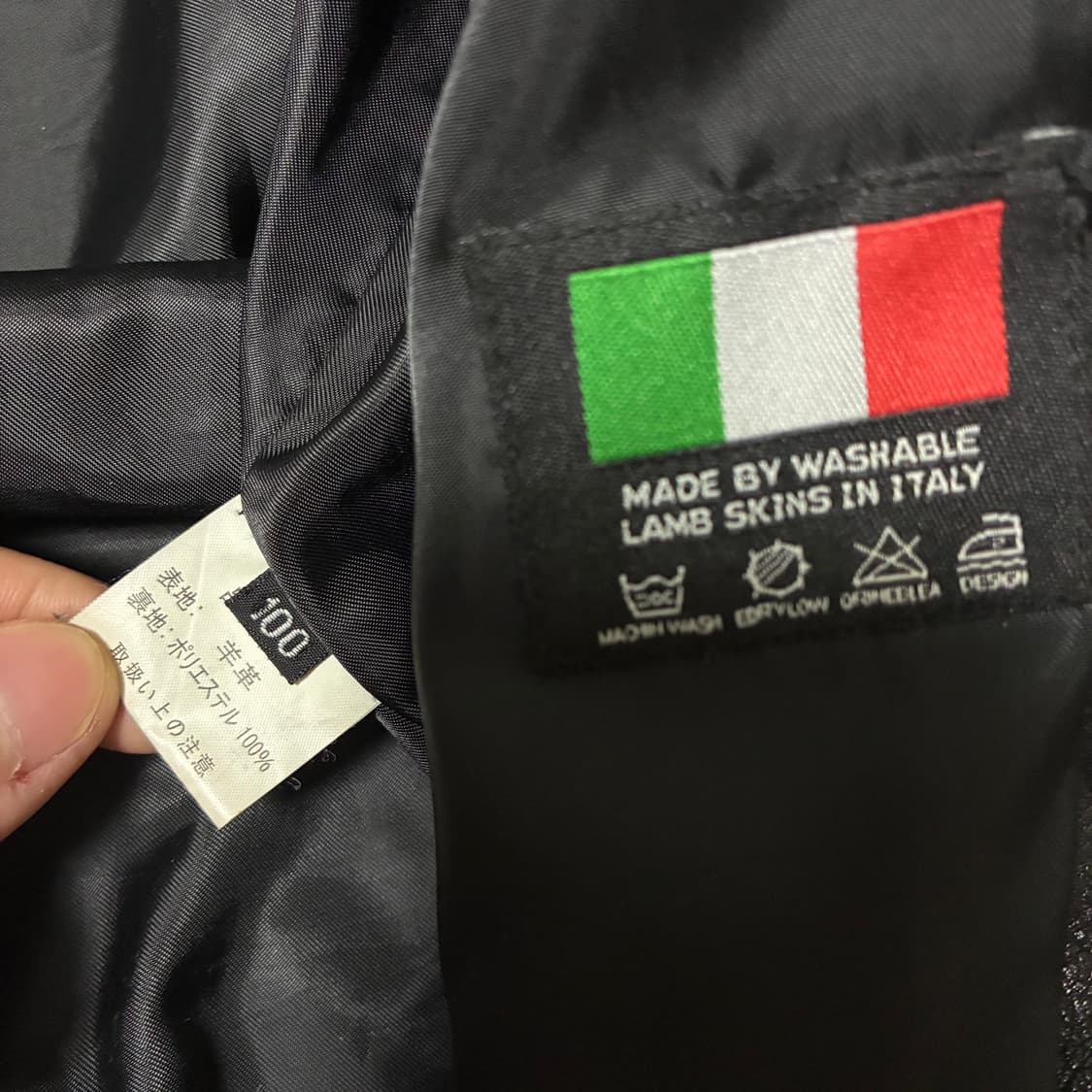 japan vintage ltaly lamb skin jacket 상품이미지9