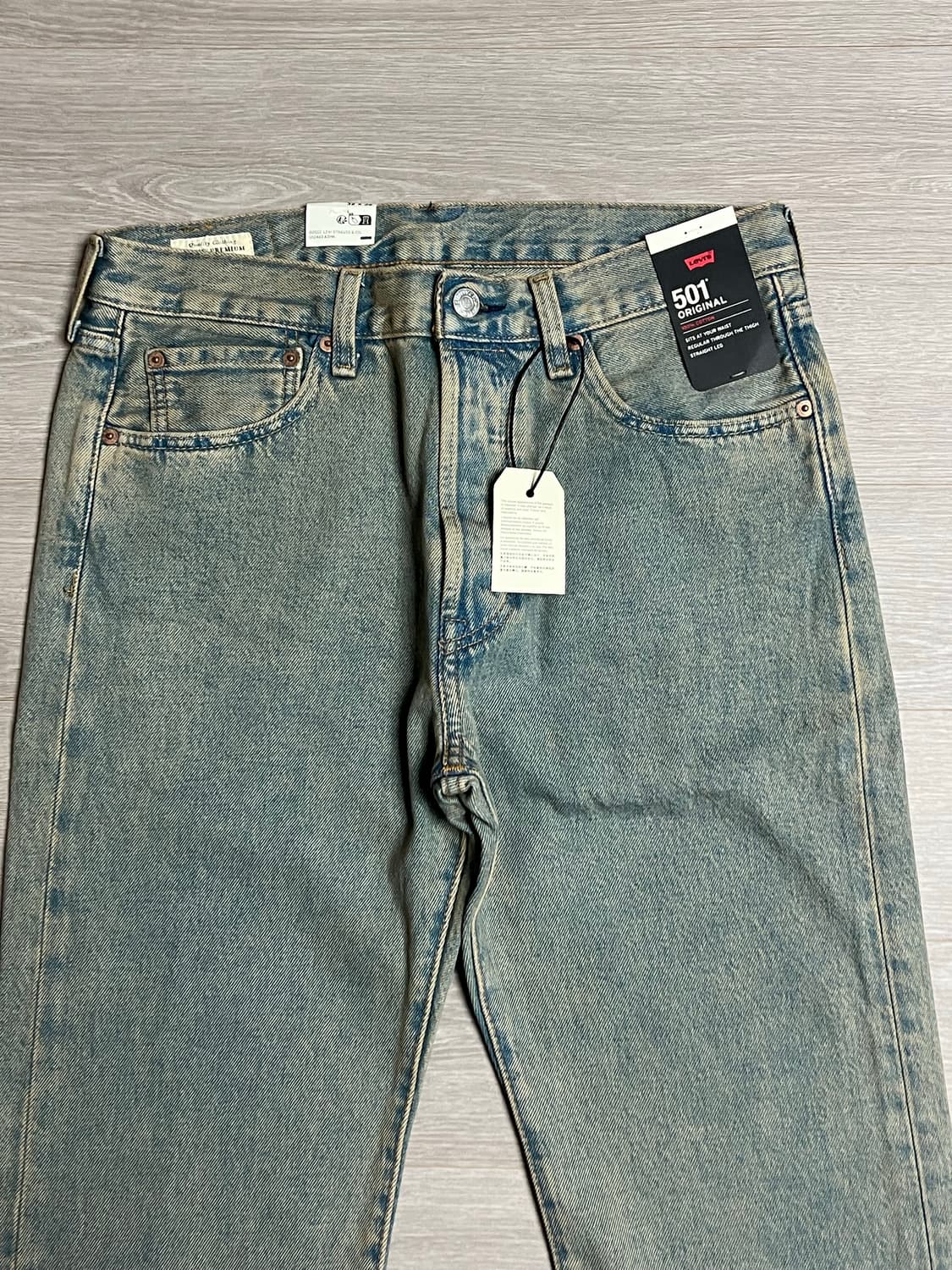 (국내미발매,새상품) 리바이스 501 스트레이트 데님 프리미엄 라인 청바 상품이미지3