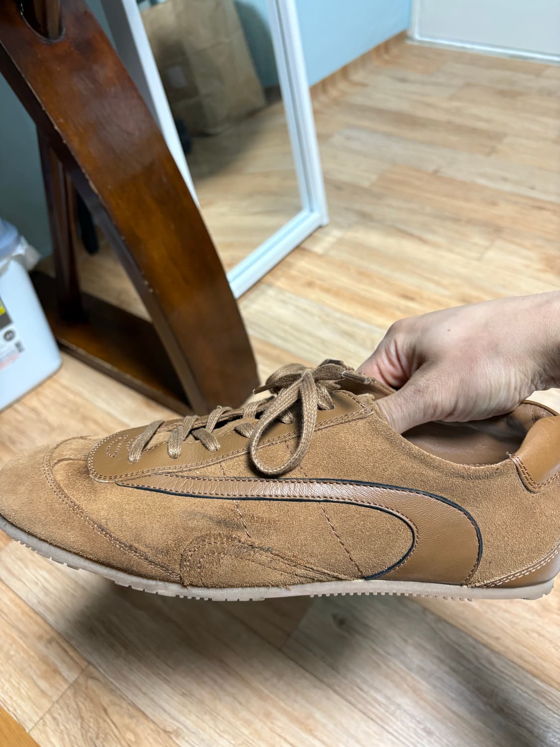 cos 미니멀 스웨이드 모카 42 상품이미지6