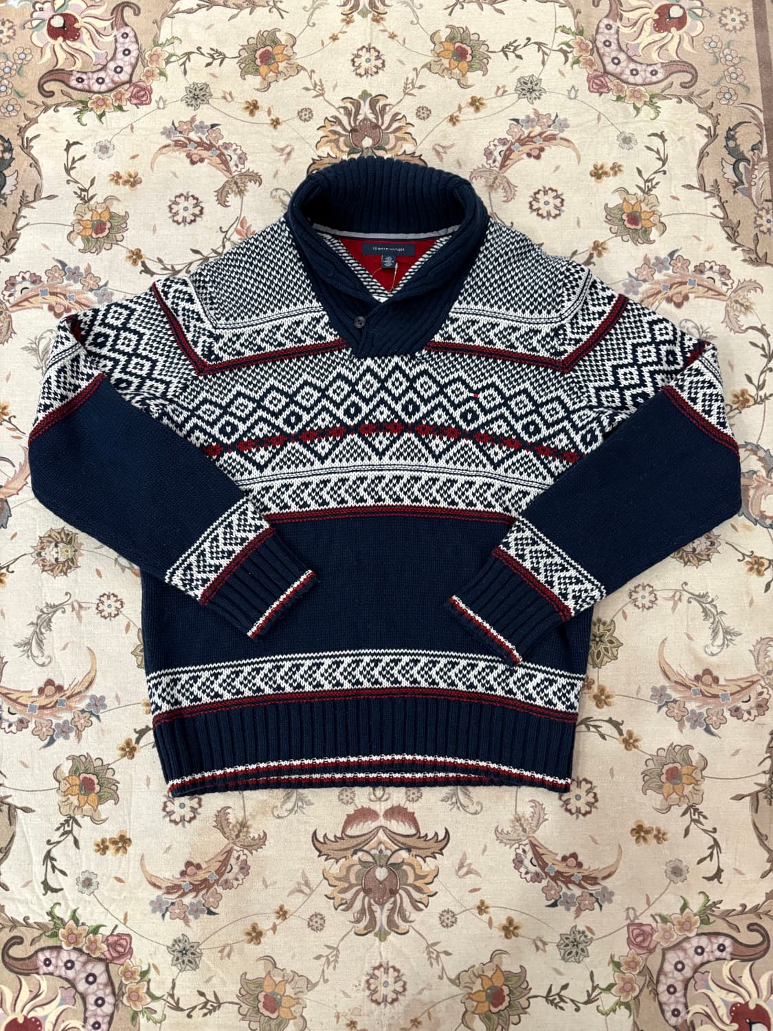 타미힐피거 노르딕 숄카라 긴팔니트 상품이미지1