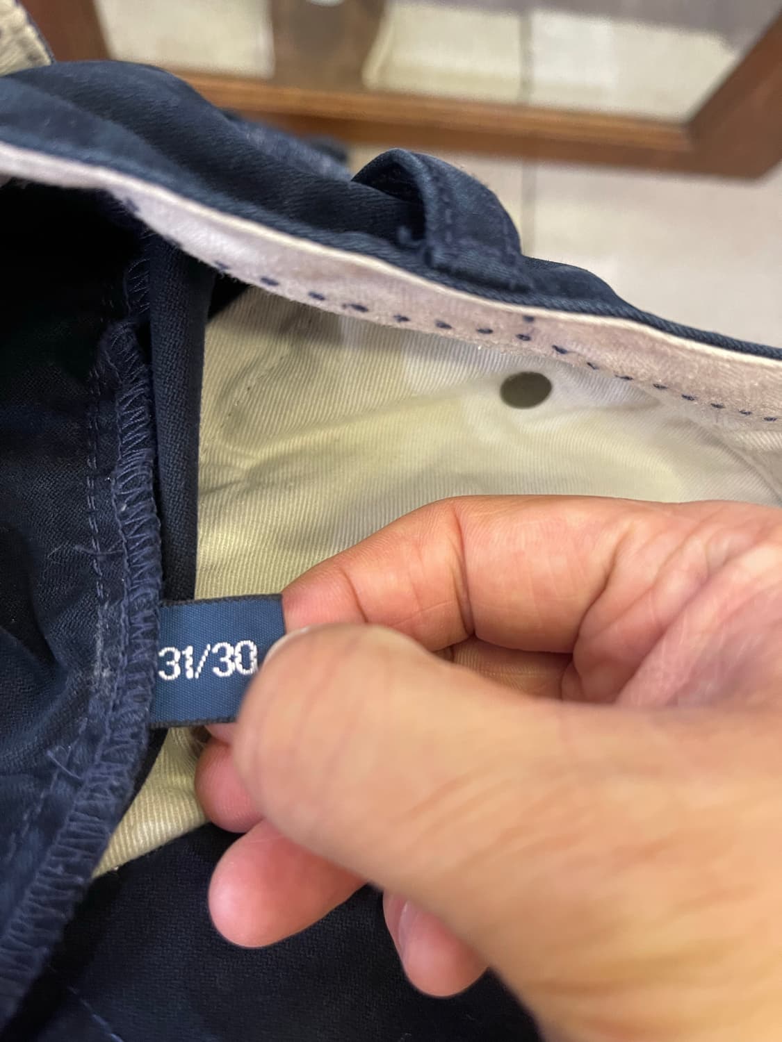 폴로 두산 네이비 치노 팬츠 상품이미지8
