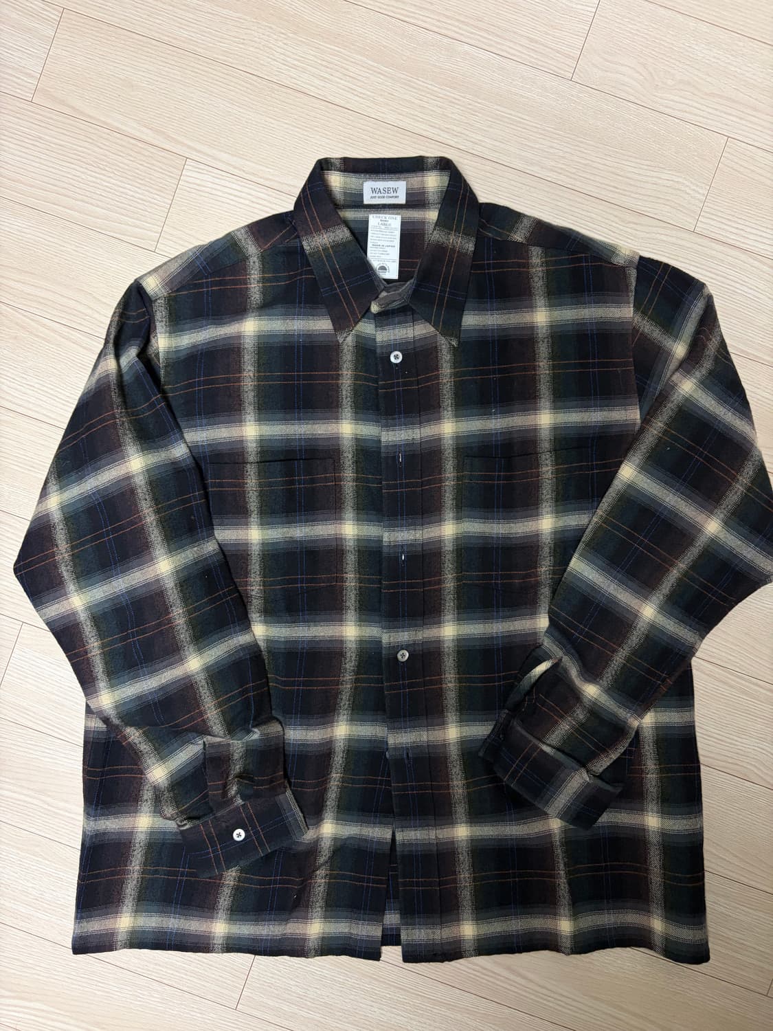 wasew 와쏘 체크 셔츠  상품이미지1