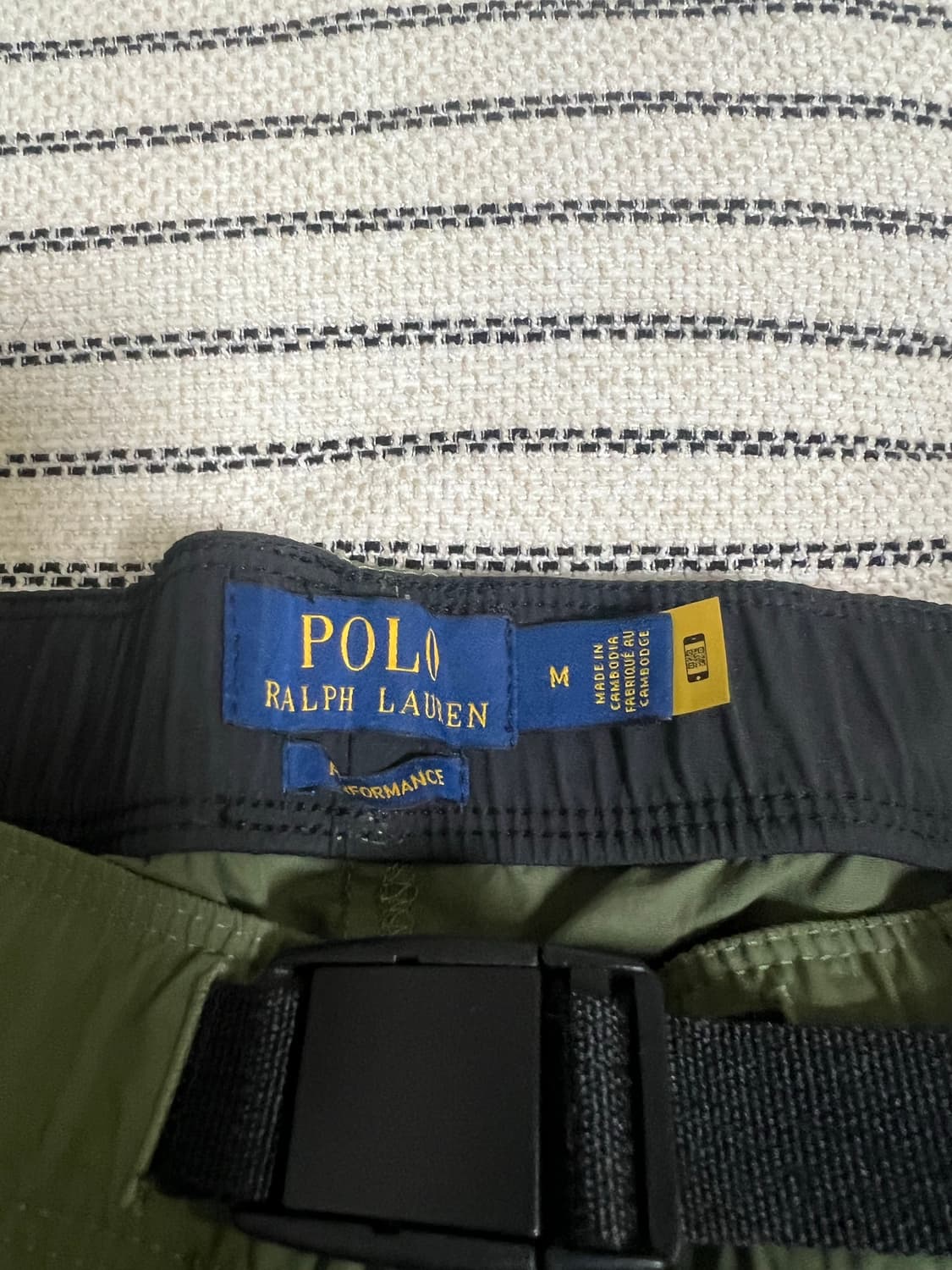 폴로 랄프로렌 카키 조거팬츠 M(QR정품) 상품이미지3