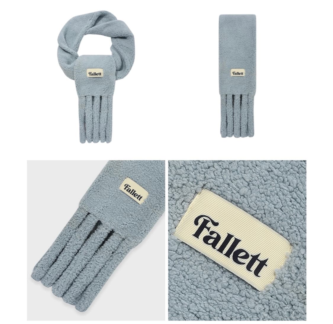 팔렛 부클레 머플러 블루 상품이미지2