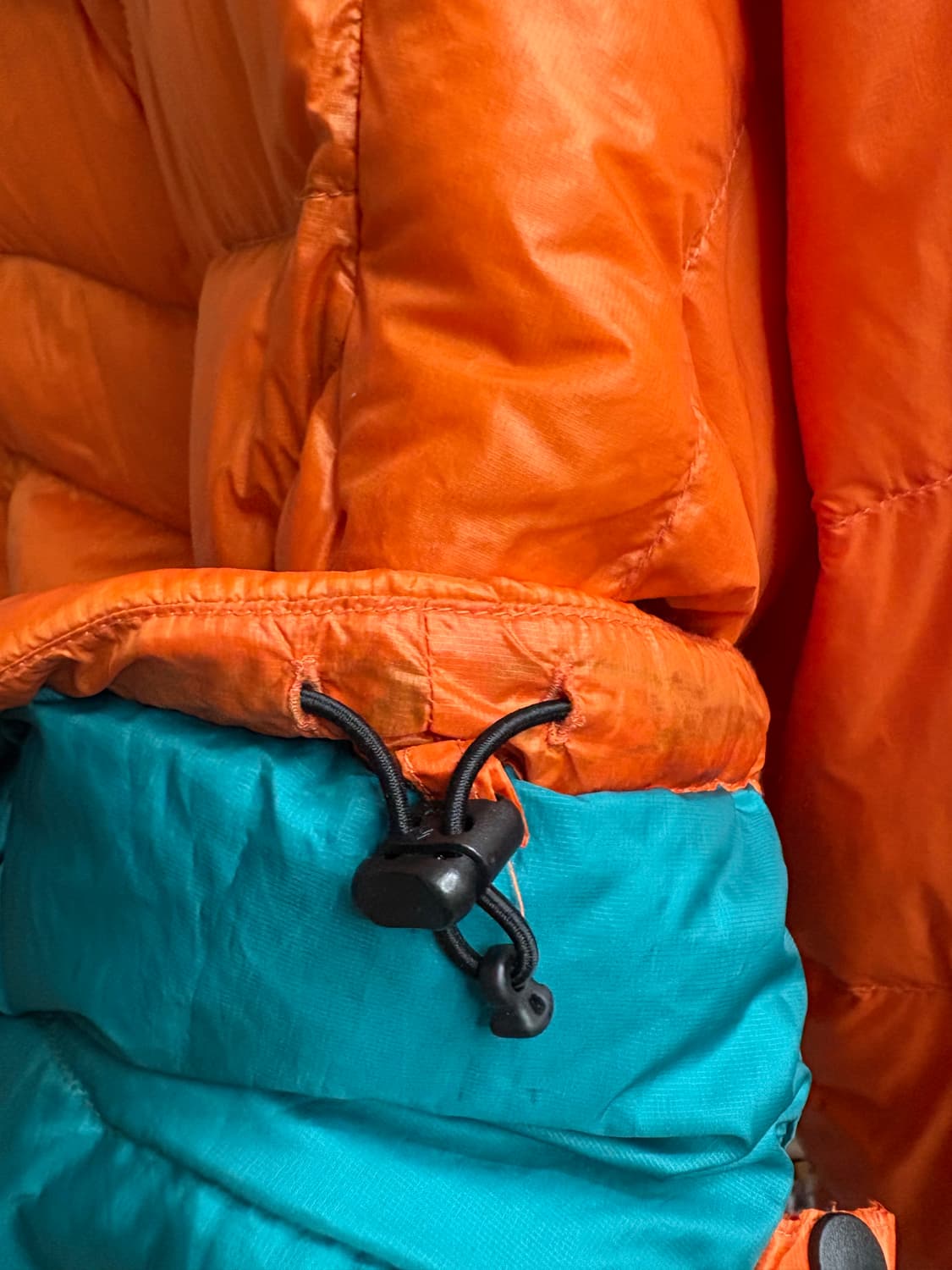 컬럼비아 오렌지 경량 패딩 상품이미지5