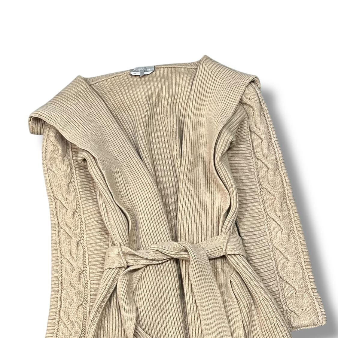  막스마라 벨티드 롱 가디건 y14213 상품이미지4