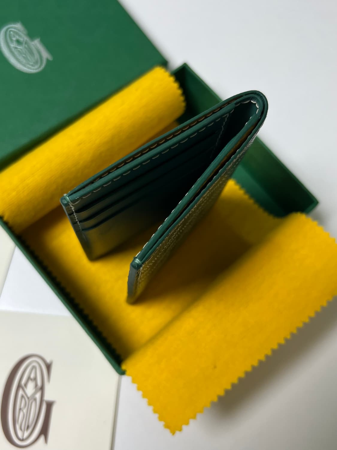 [정품] 고야드 생피에르 카드 홀더 그린 상품이미지4