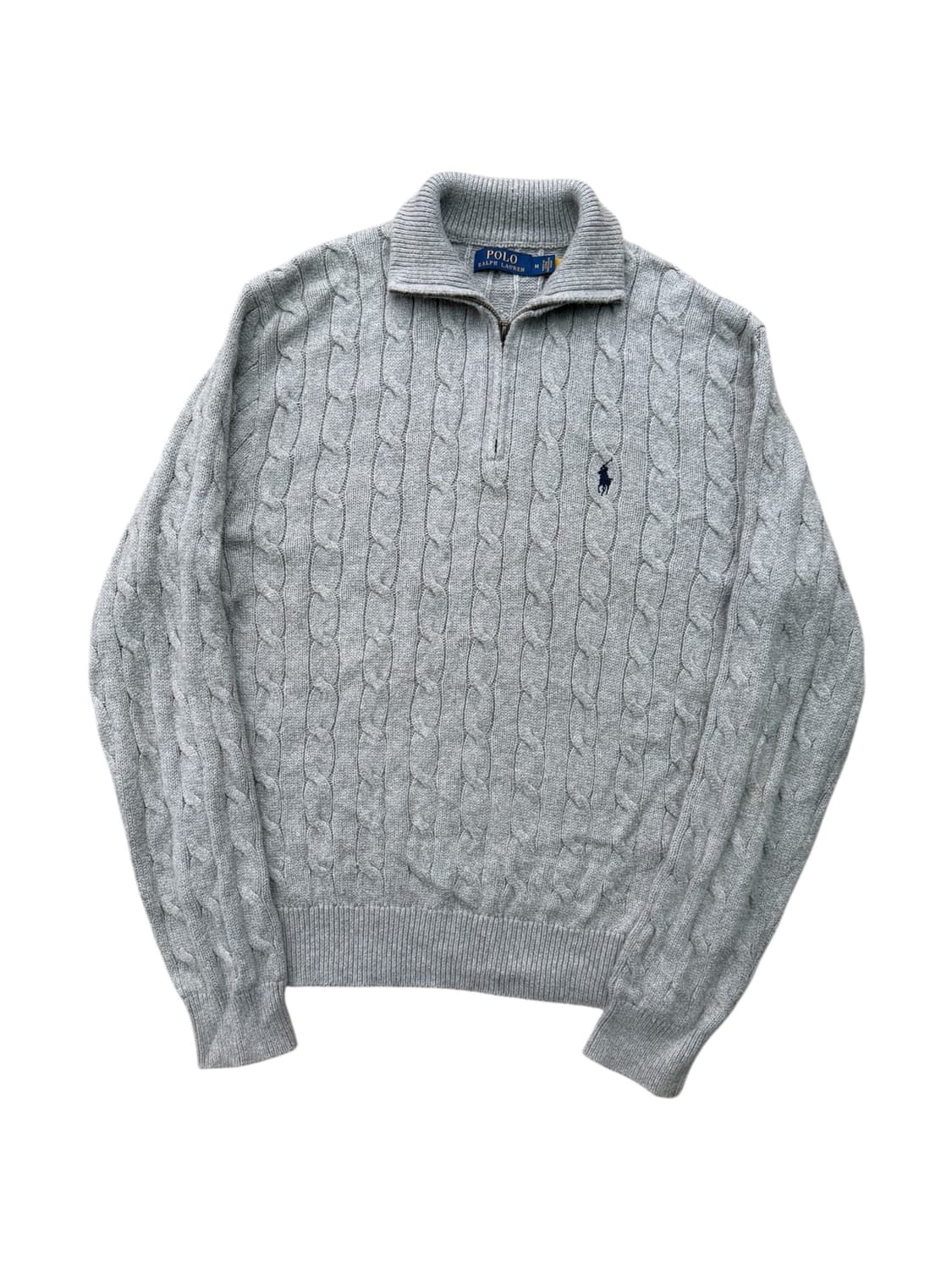Polo by Ralph Lauren 폴로 랄프로렌 반집업 케이블 니트 상품이미지2