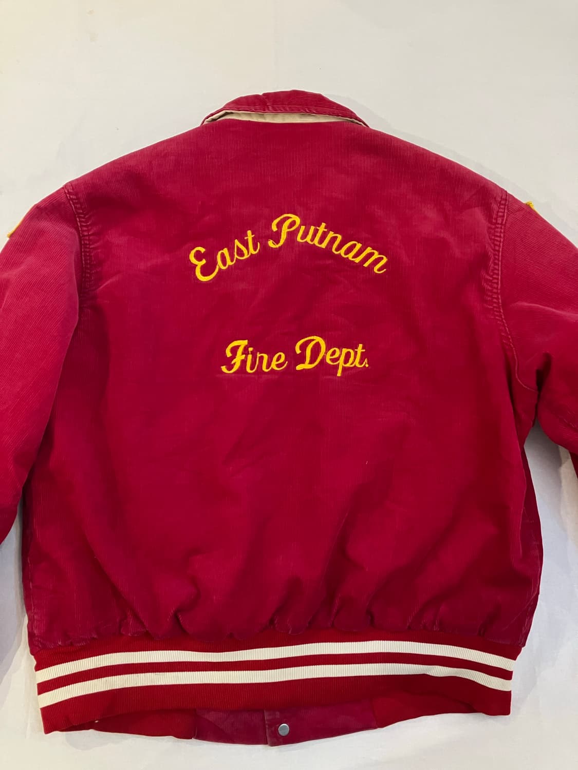 90s West Wind FFA 소방대 코듀로이 자켓 상품이미지5