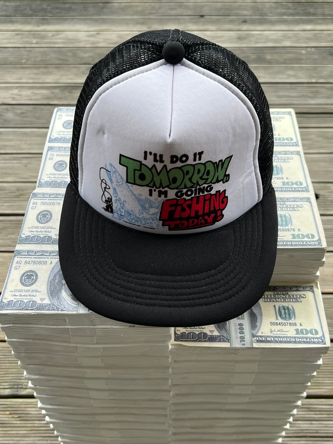 빈티지 트러커캡 노벨티 그래픽 블랙 메쉬캡 상품이미지5