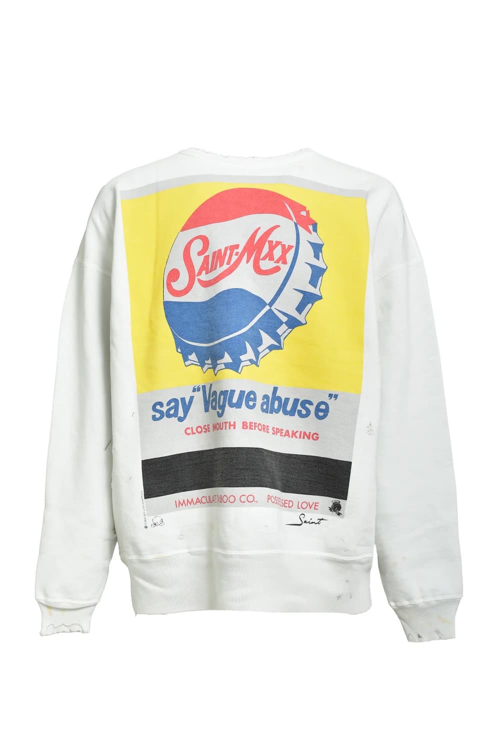 세인트 미카엘 CRW NECK SWT/VAGUE ABUSE 상품이미지1