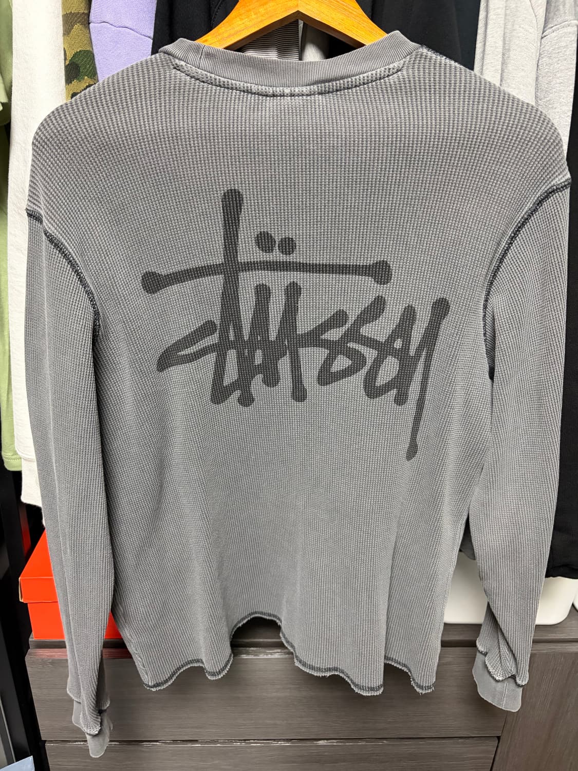 스투시 써멀 와플 롱슬리브 상품이미지4