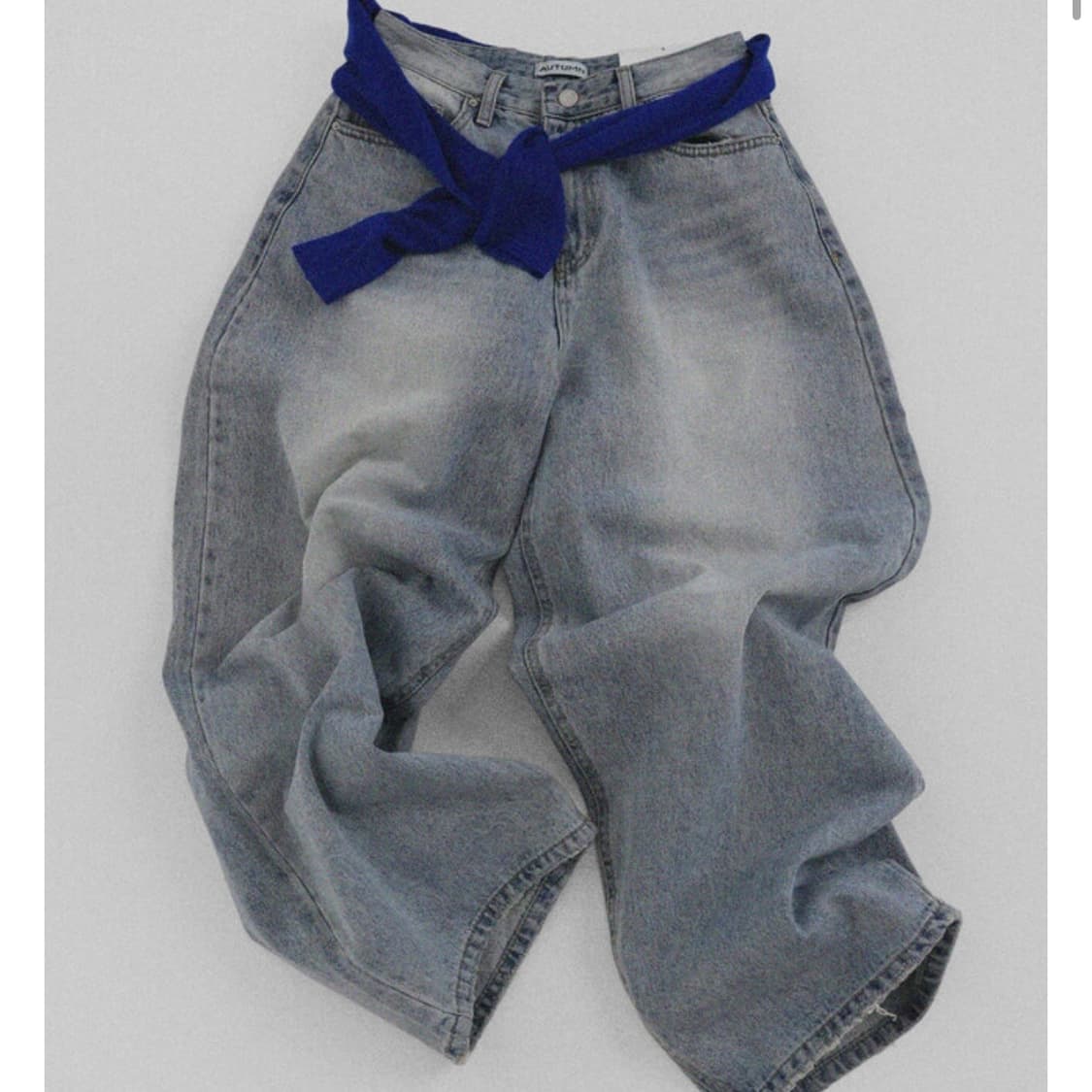 어텀 빈티지 벌룬 데님 S 상품이미지3