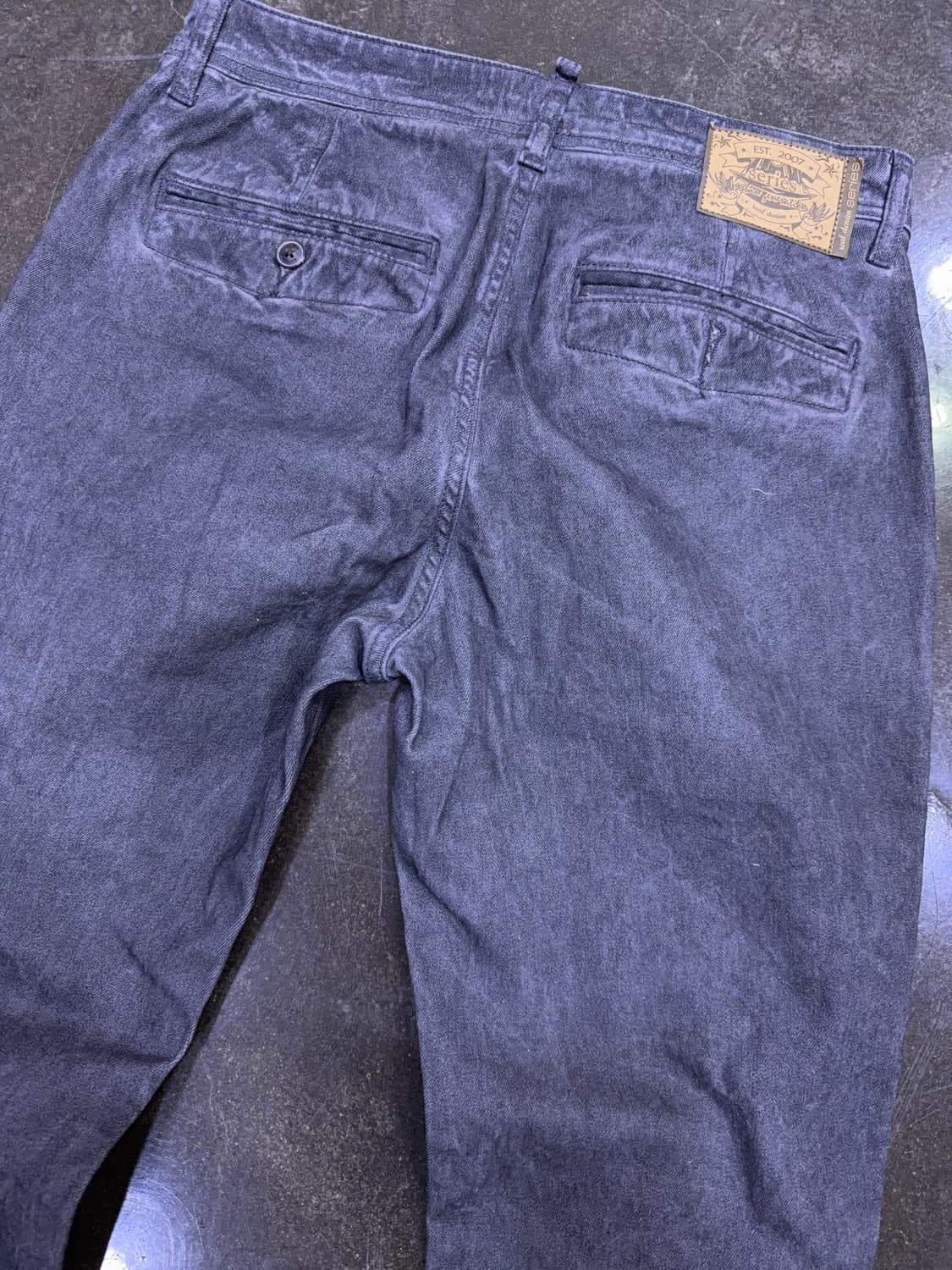 시리즈 힙스터 빈티지 그레이 다잉 데님팬츠 78 (30) 상품이미지6