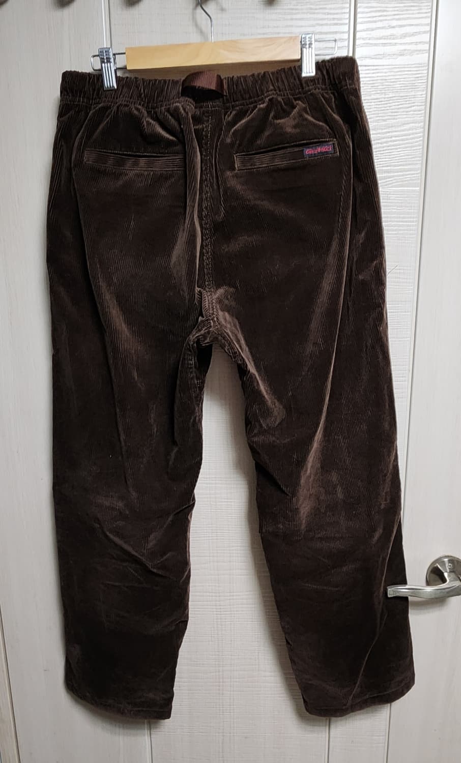 그라미치 브라운 코듀로이 벨티드 골덴 팬츠 L 상품이미지2
