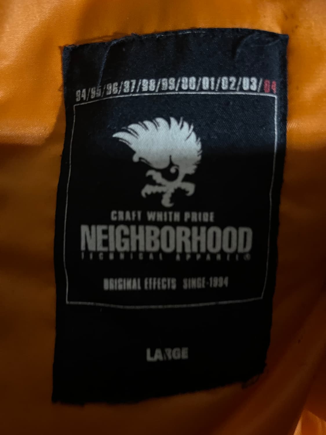 네이버후드 알파 인더스트리 MA-1 자켓 상품이미지3