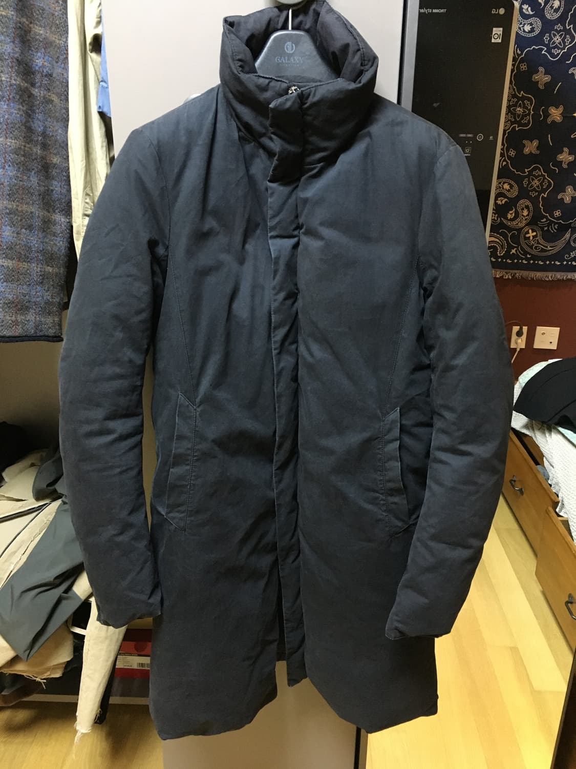 포엠 보헤미안 하이넥 롱패딩 상품이미지1