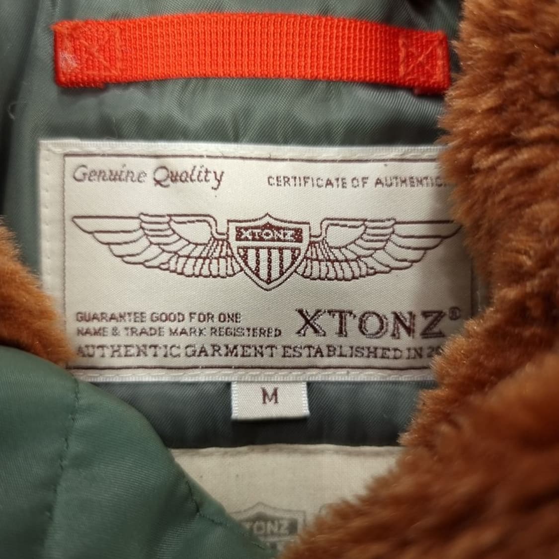 [엑스톤즈] N3B 밀리터리 파일럿 파카 패딩 M18533 상품이미지7