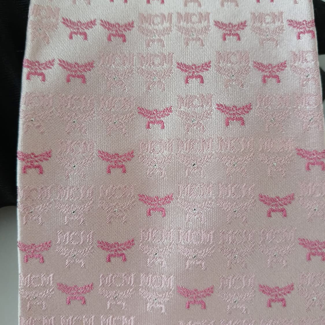 MCM 실크 핑크 로고 자카드 넥타이 9.3cm A+등급 A19201
 상품이미지6