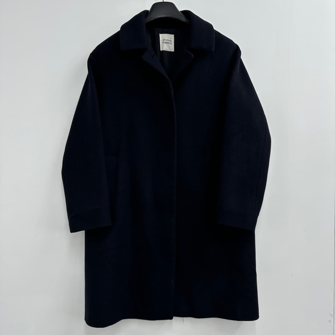 90 스튜디오톰보이 여자 루즈핏 울 코트 상품이미지1