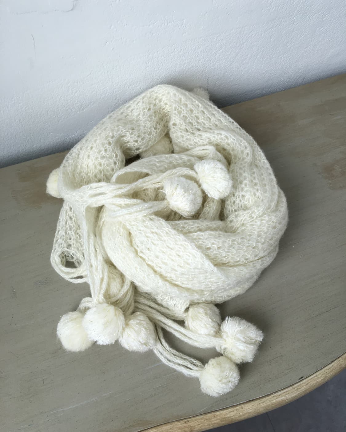pompom knit muffler 상품이미지2